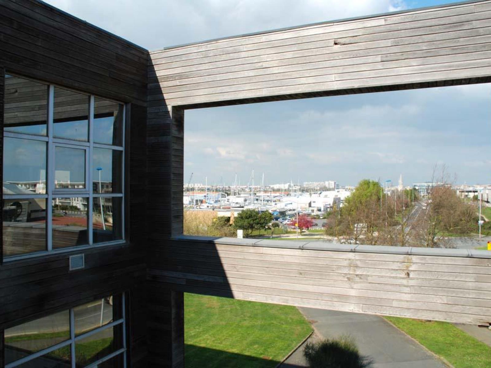 Lycée Hôtelier de La Rochelle view on the marina